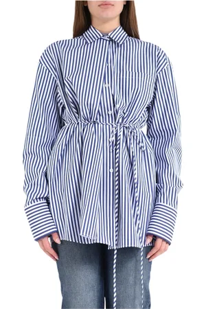 Sportmax Bluzki, Kobieta, Wielobarwność, M, Oversize Model Koszula Sukienka