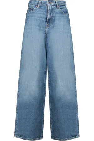 7 for all Mankind Jeansy, Kobieta, Niebieski, W24, Bawełna, Niebieskie Jeansyy dla Kobiet