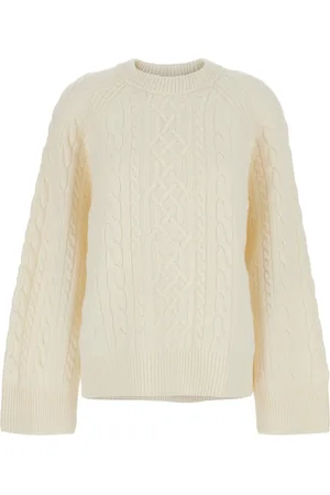 Ivy & Oak Swetry, Kobieta, Beżowy, S, Wełna, Beżowy sweter z okrągłym dekoltem