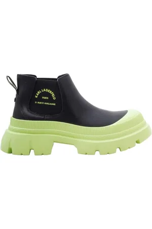 Karl Lagerfeld Buty, Kobieta, Czarny, 37 EU, Skóra, Niskie botki Chelsea