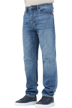 Armani Exchange Jeansy, Mężczyzna, Niebieski, W36, Denim, Klasyczne niebieskie dżinsy męskie