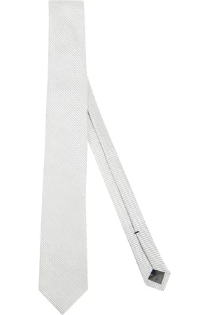 Errico Formicola Akcesoria, Mężczyzna, Biały, ONE SIZE, Elegancki Jedwabny Krawat