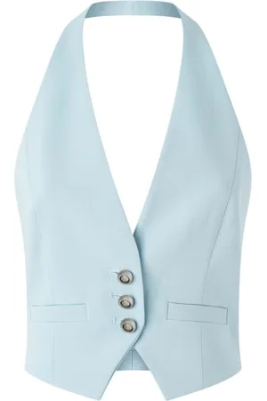 Pinko Kurtki, Kobieta, Niebieski, S, Celeste Topwear Kurtka Styl Elegancki