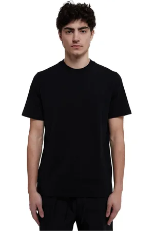 Jil Sander Koszulki, Mężczyzna, Czarny, S, Bawełna, Czarny bawełniany T-shirt