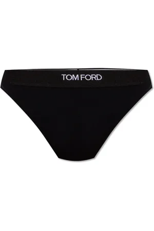 Tom Ford Bielizna, Kobieta, Czarny, L, Slipki z Logo
