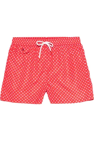Kiton Stroje kąpielowe, Mężczyzna, Czerwony, 2XL, Poliester, Stylowy Top