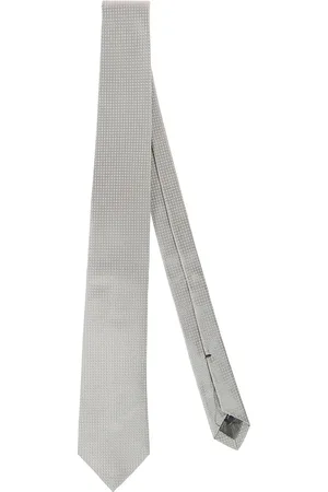 Errico Formicola Akcesoria, Mężczyzna, Szary, ONE SIZE, Ręcznie szyty krawat