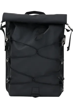Rains Torebki, Mężczyzna, Czarny, ONE SIZE, Poliester, Plecak Trail Cord Rolltop Czarny