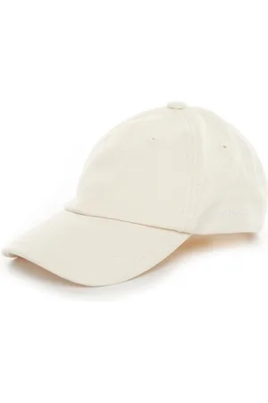 Jacquemus Akcesoria, Mężczyzna, Beżowy, 60 CM, Sześciopanelowa czapka z regulowanym zapięciem