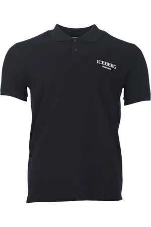 Iceberg Koszulki, Mężczyzna, Czarny, M, Klasyczna czarna koszulka polo