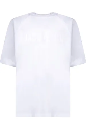 Jacquemus Koszulki, Mężczyzna, Biały, S, Biała Koszulka Elegancki Minimalistyczny Styl