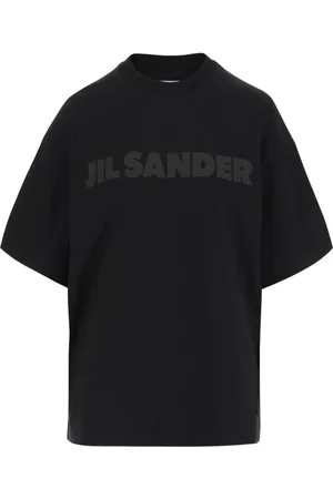 Jil Sander Koszulki, Kobieta, Czarny, L, Bawełna, T-Shirt