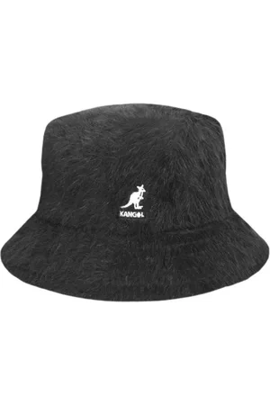 Kangol Akcesoria, unisex, Czarny, M, Luksusowy Furgora Bucket Hat w Czarnym