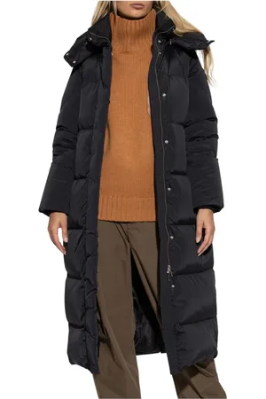 Woolrich Płaszcze, Kobieta, Czarny, M, Nylon, Długa Parka