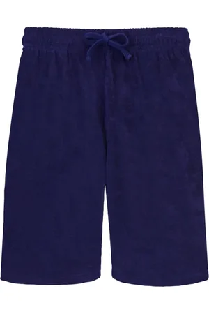 Vilebrequin Szorty, Mężczyzna, Niebieski, M, Terry Jacquard Unisex Bermuda Shorts
