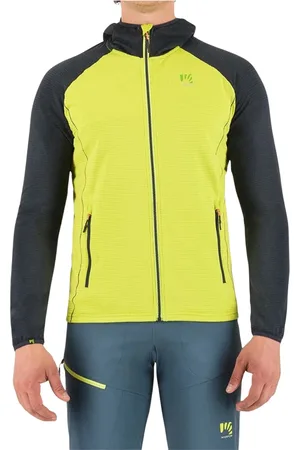 Karpos Sport, Mężczyzna, Żółty, M, Bluza z pełnym zamkiem i Primrose Vulcan