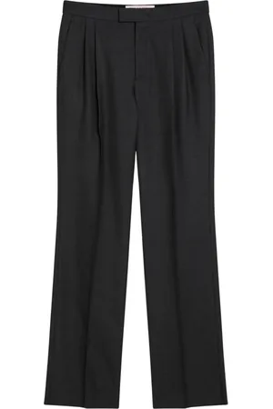 VALENTINO GARAVANI Spodnie, Mężczyzna, Czarny, L, Len, Spodnie regular fit