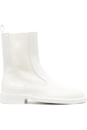 Jil Sander Buty, Kobieta, Beżowy, 36 EU, Skóra, Eleganckie Beżowe Botki do Kostki
