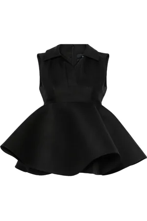 Jacquemus Koszulki, Kobieta, Czarny, S, Bawełna, The Spalla Top