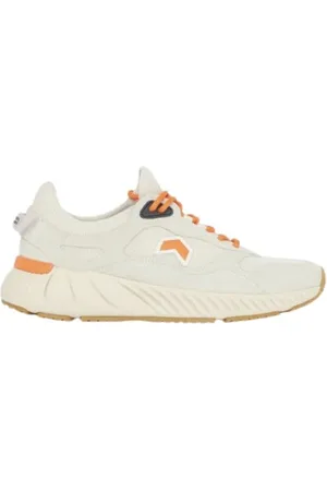 Isabel Marant Sport, Mężczyzna, Biały, 41 EU, Skóra, Kolorowe sneakersy w stylu running