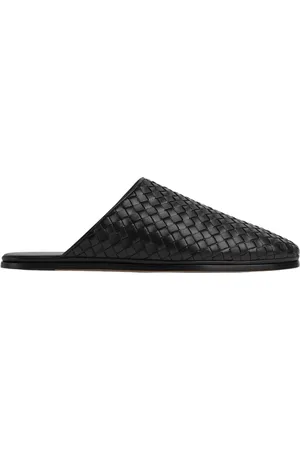 Bottega Veneta Buty, Mężczyzna, Czarny, 42 1/2 EU, Czarny Slipper V2Ed 2