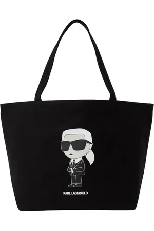 Karl Lagerfeld Torebki, Kobieta, Czarny, ONE SIZE, Tekstylna torba na zakupy