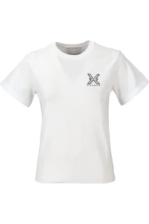 John Richmond Koszulki, Kobieta, Biały, S, Bawełna, Logo T-Shirt