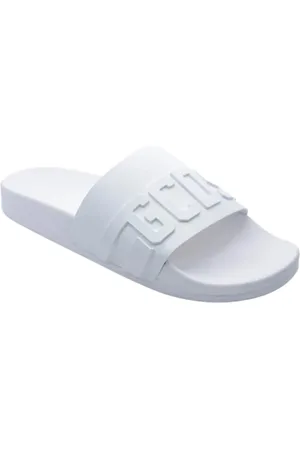GCDS Buty, Mężczyzna, Biały, 45 EU, Stylowe Kapcie dla Mężczyzn i Kobiet