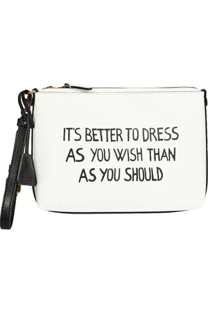 Moschino Torebki, Kobieta, Biały, ONE SIZE, Skóra, Lepsza Pochette w Bianco