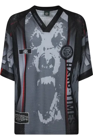 Umbro Koszulki, Mężczyzna, Wielobarwność, XL, Czarna koszulka na luzie