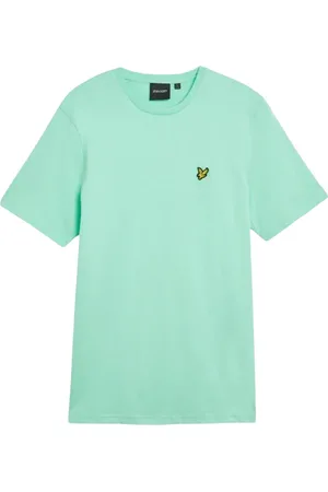 Lyle & Scott Koszulki, Mężczyzna, Zielony, M, Zielony T-shirt z nadrukiem