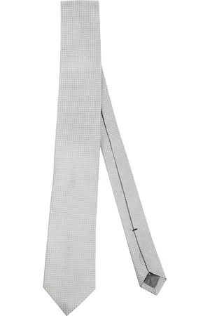Errico Formicola Akcesoria, Mężczyzna, Szary, ONE SIZE, Elegancki Jedwabny Krawat