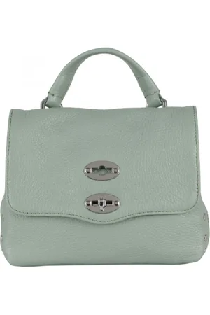Zanellato Torebki, Kobieta, Zielony, ONE SIZE, Skóra, Zielona torebka crossbody ze skóry cielęcej