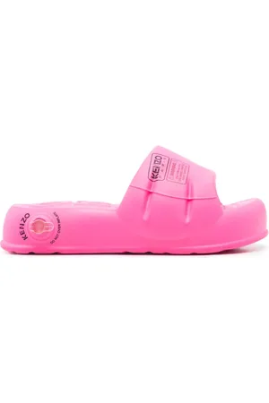 Kenzo Buty, Kobieta, Różowy, 37 EU, Sandały z odkrytymi palcami
