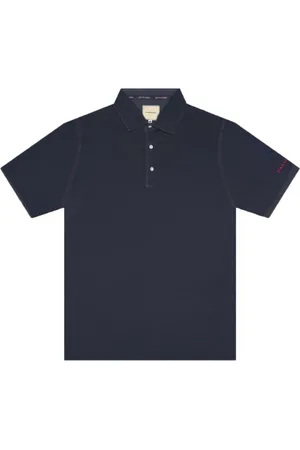 sartoria tramarossa Koszulki, Mężczyzna, Niebieski, XL, Koszulka Polo z haftowanym logo