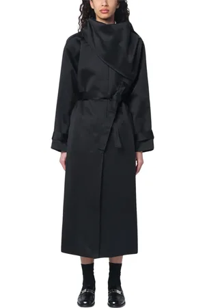 THE GARMENT Płaszcze, Kobieta, Czarny, 2XS, Płaszcz Jednorzędowy