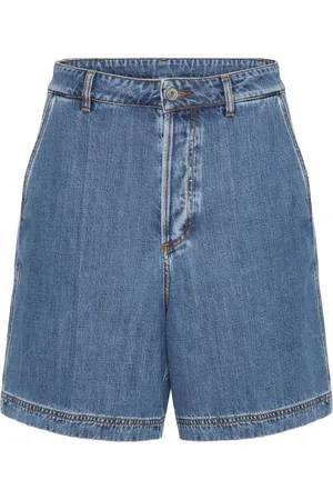 VALENTINO GARAVANI Szorty, Mężczyzna, Niebieski, M, Denim, Denimowe Szorty Letnie