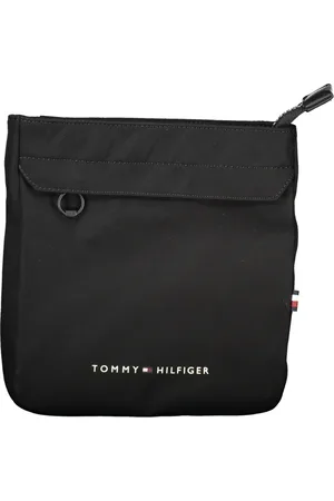 Tommy Hilfiger Torebki, Mężczyzna, Czarny, ONE SIZE, Poliester, Regulowana Torba na Ramię