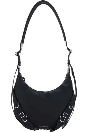 Givenchy Torebki, Mężczyzna, Czarny, ONE SIZE, Nylon, Nylon Crescent Torba na ramię