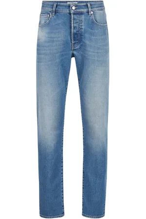 Iceberg Jeansy, Mężczyzna, Niebieski, W34, Denim, Spodnie dżinsowe indigo Carpenter fit z 5 kieszeniami