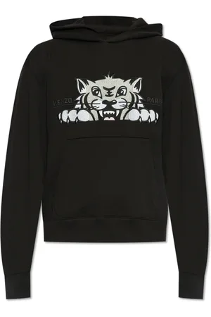 Kenzo Bluzy, Mężczyzna, Czarny, S, Bawełna, Hoodie