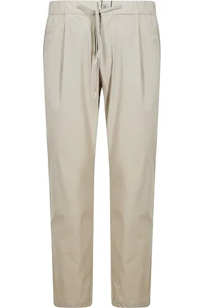 HERNO Spodnie, Mężczyzna, Beżowy, L, Nylon, Spodnie Nylonowe Maestro