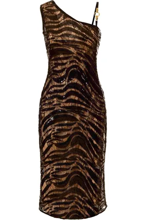 Roberto Cavalli Sukienki, Kobieta, Wielobarwność, L, Czarne sukienki