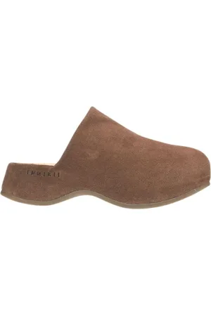 INUIKII Buty, Kobieta, brązowy, 40 EU, Skóra, Sabot Venezia Chestnut Clogs