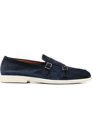 santoni Buty, Mężczyzna, Niebieski, 43 EU, Stylowe Mokasyny dla Mężczyzn