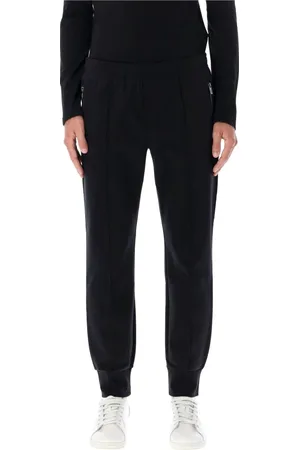 Emporio Armani Spodnie, Mężczyzna, Czarny, S, Bawełna, Spodnie dresowe Jogger z kieszeniami na zamek