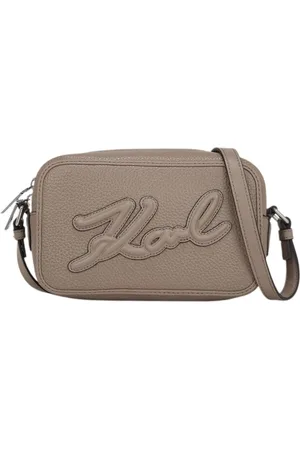 Karl Lagerfeld Torebki, Kobieta, Szary, ONE SIZE, Skóra, Torba Crossbody