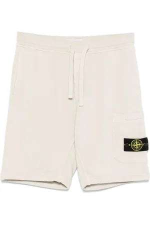 Stone Island Szorty, Mężczyzna, Beżowy, XL, Bawełna, Casual Shorts