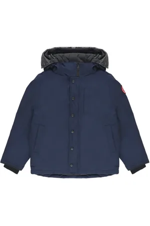 Canada Goose Kurtki, Mężczyzna, Niebieski, S, Dziecięca kurtka puchowa z kapturem