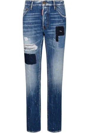Dsquared2 Jeansy, Mężczyzna, Niebieski, S, Navy Cool Guy Jeansy